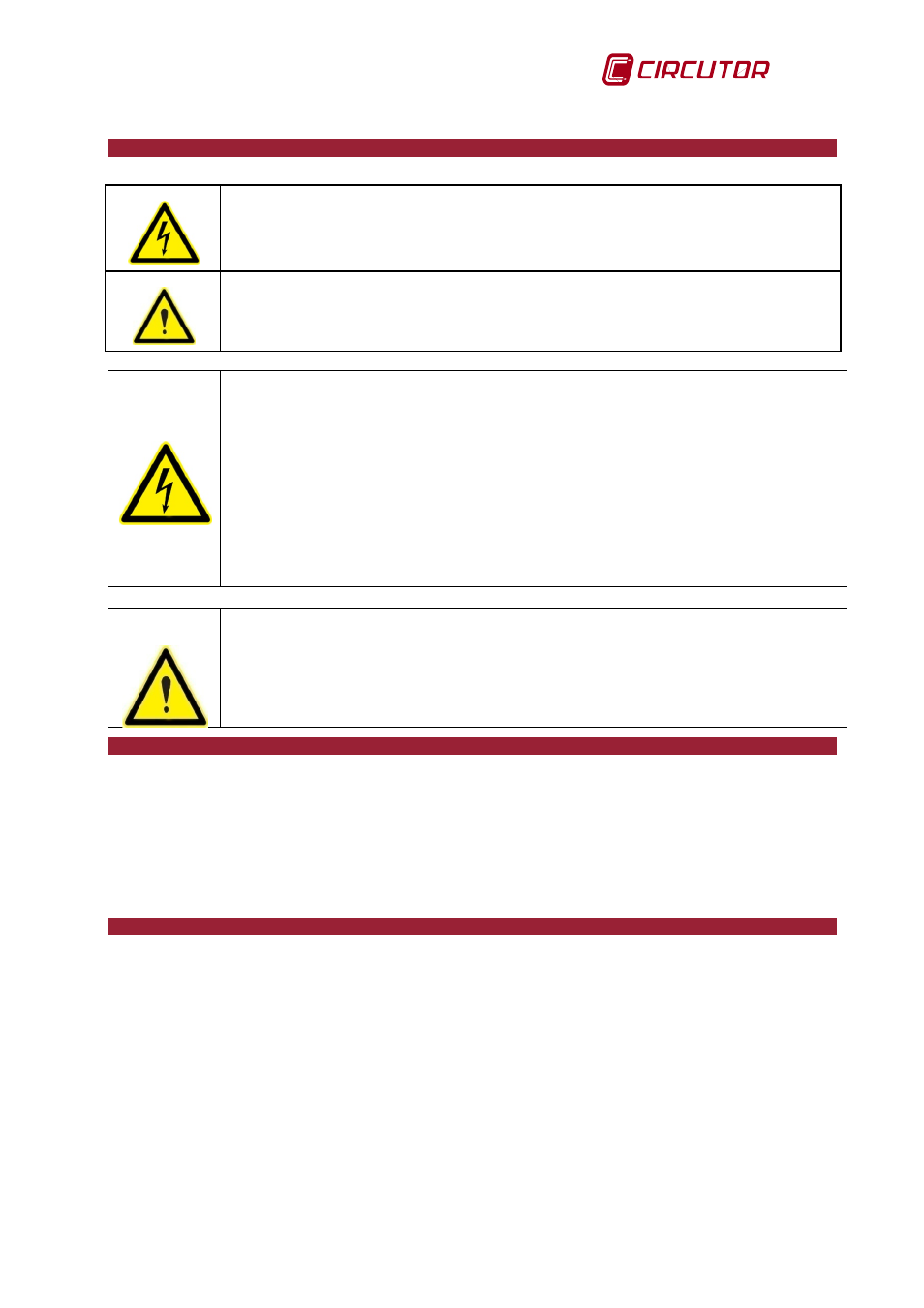 CIRCUTOR AR6 Series User Manual | Page 3 / 69