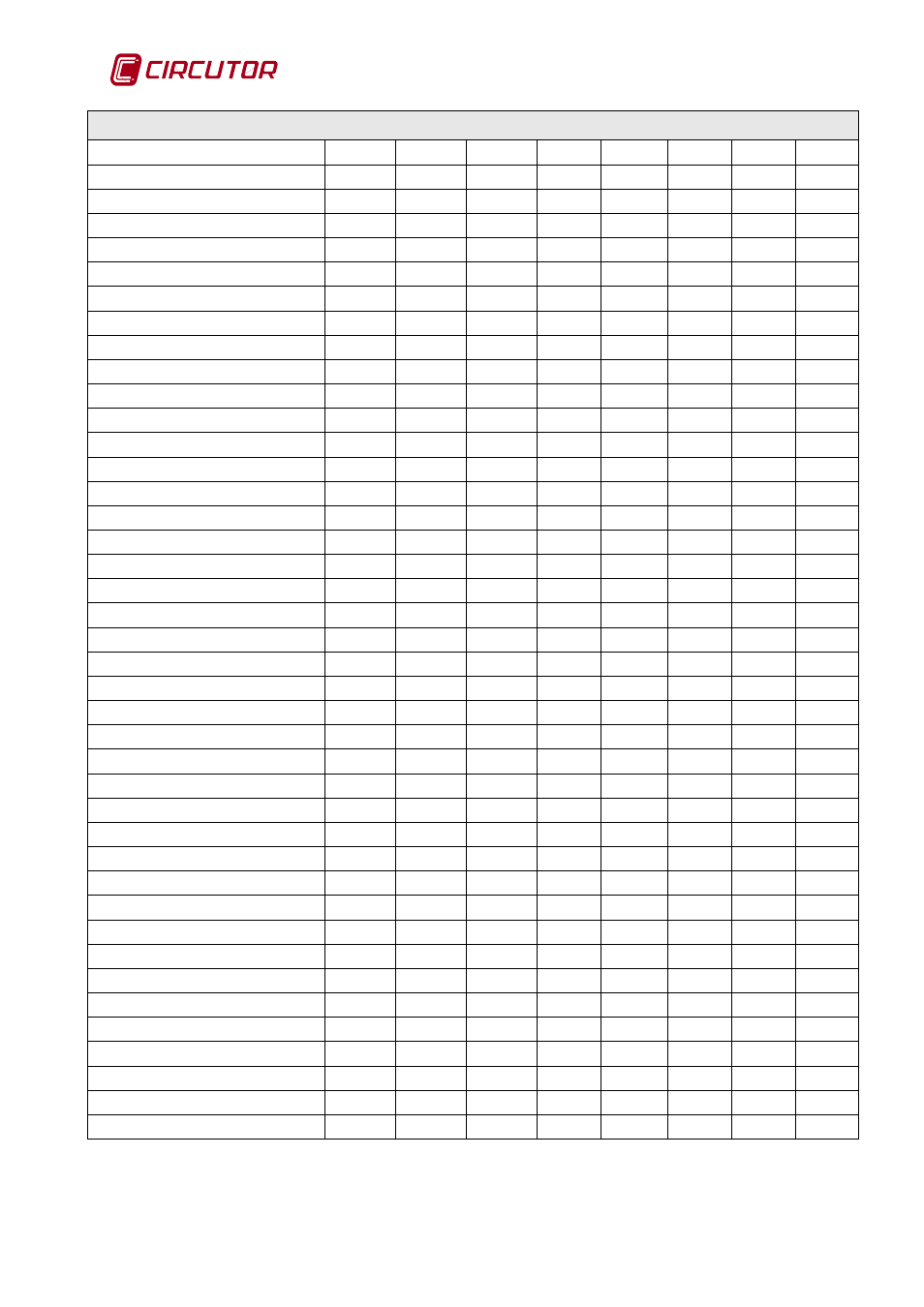 CIRCUTOR AR6 Series User Manual | Page 60 / 69