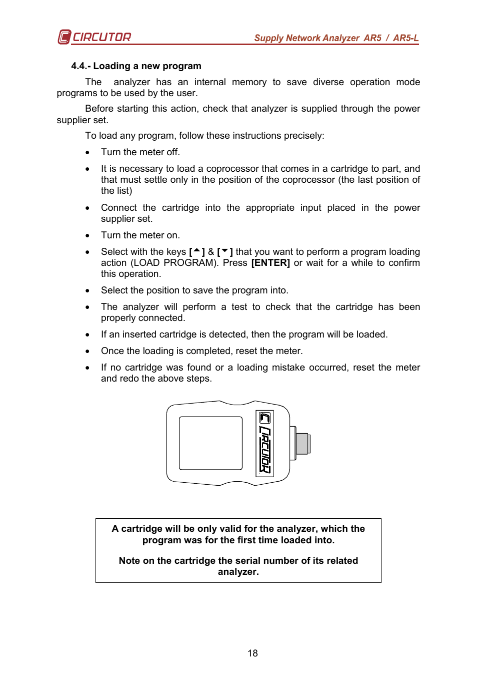 CIRCUTOR AR5L Series User Manual | Page 18 / 52