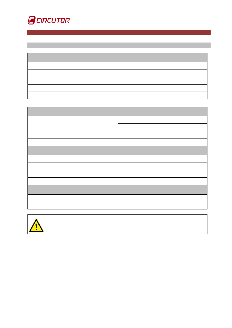 Technical characteristics, Measuring instrument, Easuring instrument | CIRCUTOR CIRe3 Series User Manual | Page 10 / 50