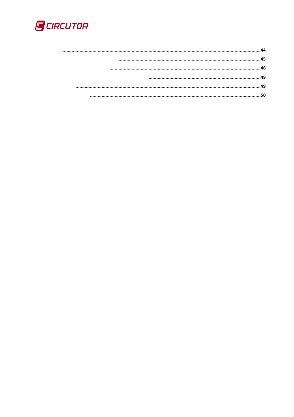 CIRCUTOR CIRe3 Series User Manual | Page 6 / 50