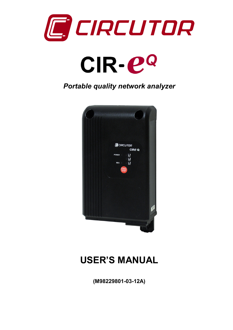 CIRCUTOR CIReQ User Manual | 36 pages