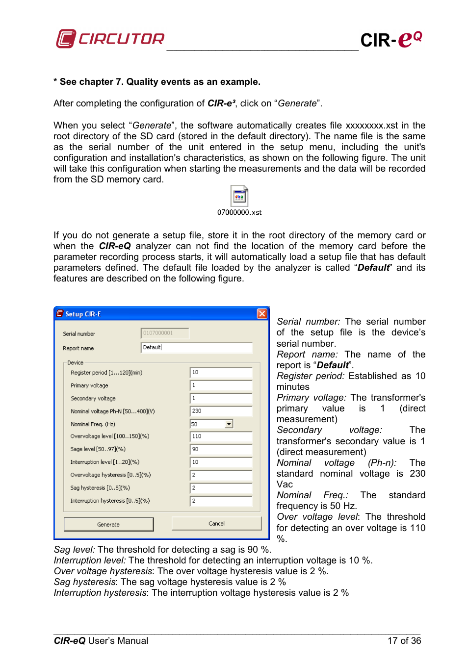 CIRCUTOR CIReQ User Manual | Page 17 / 36