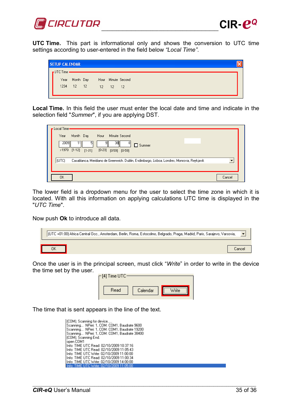 CIRCUTOR CIReQ User Manual | Page 35 / 36