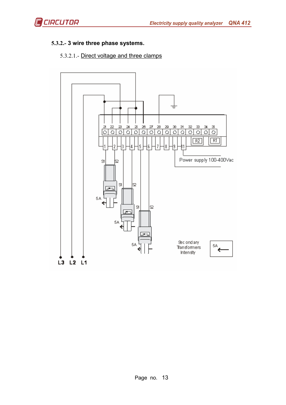 CIRCUTOR QNA-P Series User Manual | Page 14 / 36