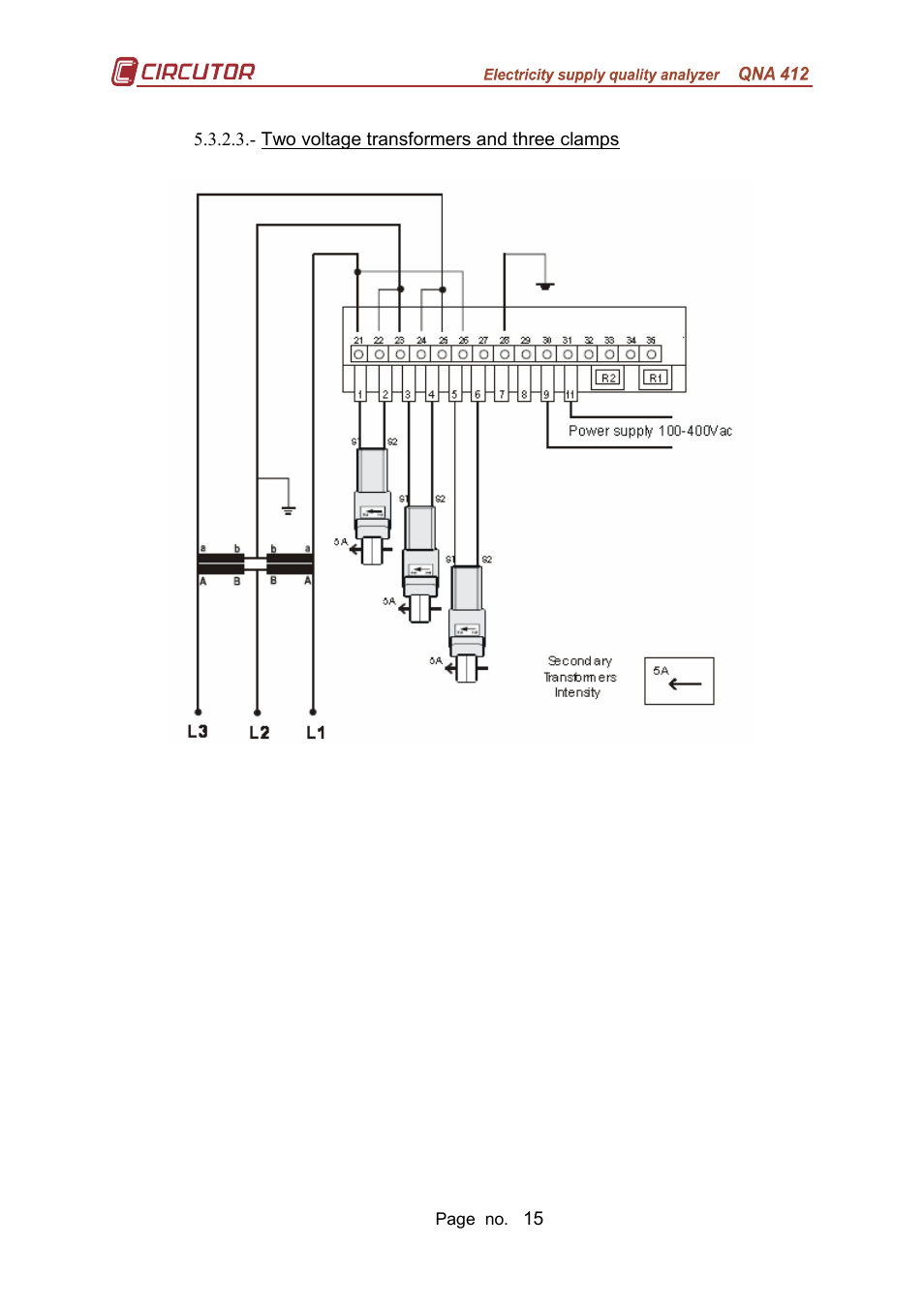 CIRCUTOR QNA-P Series User Manual | Page 16 / 36