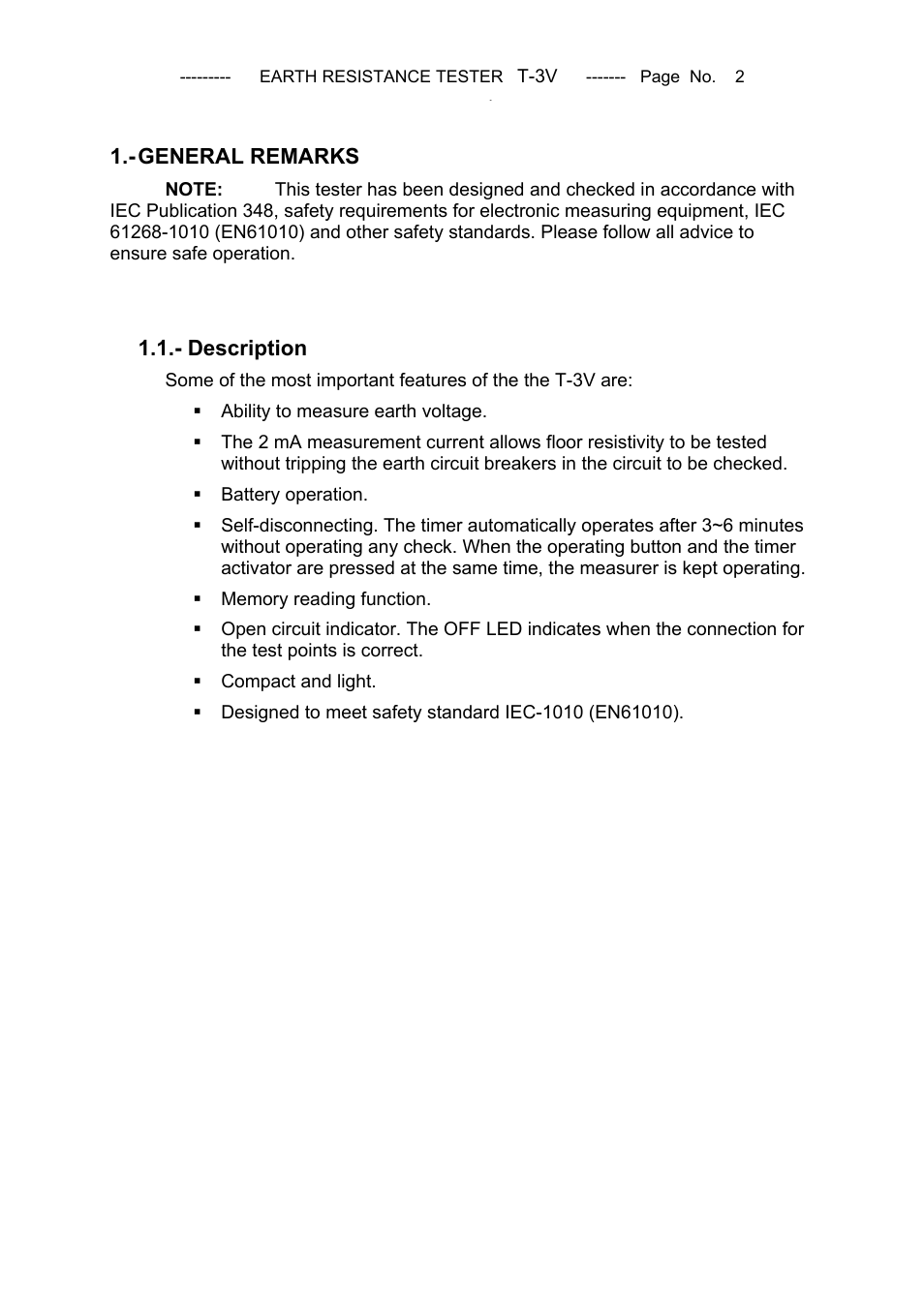 CIRCUTOR T3V Series User Manual | Page 3 / 8