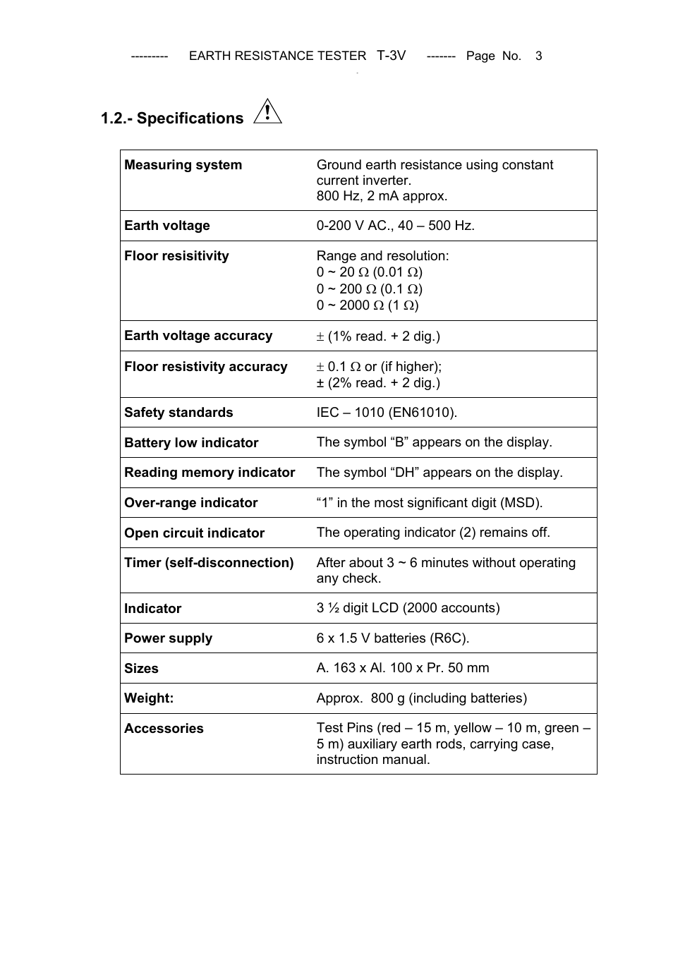 CIRCUTOR T3V Series User Manual | Page 4 / 8