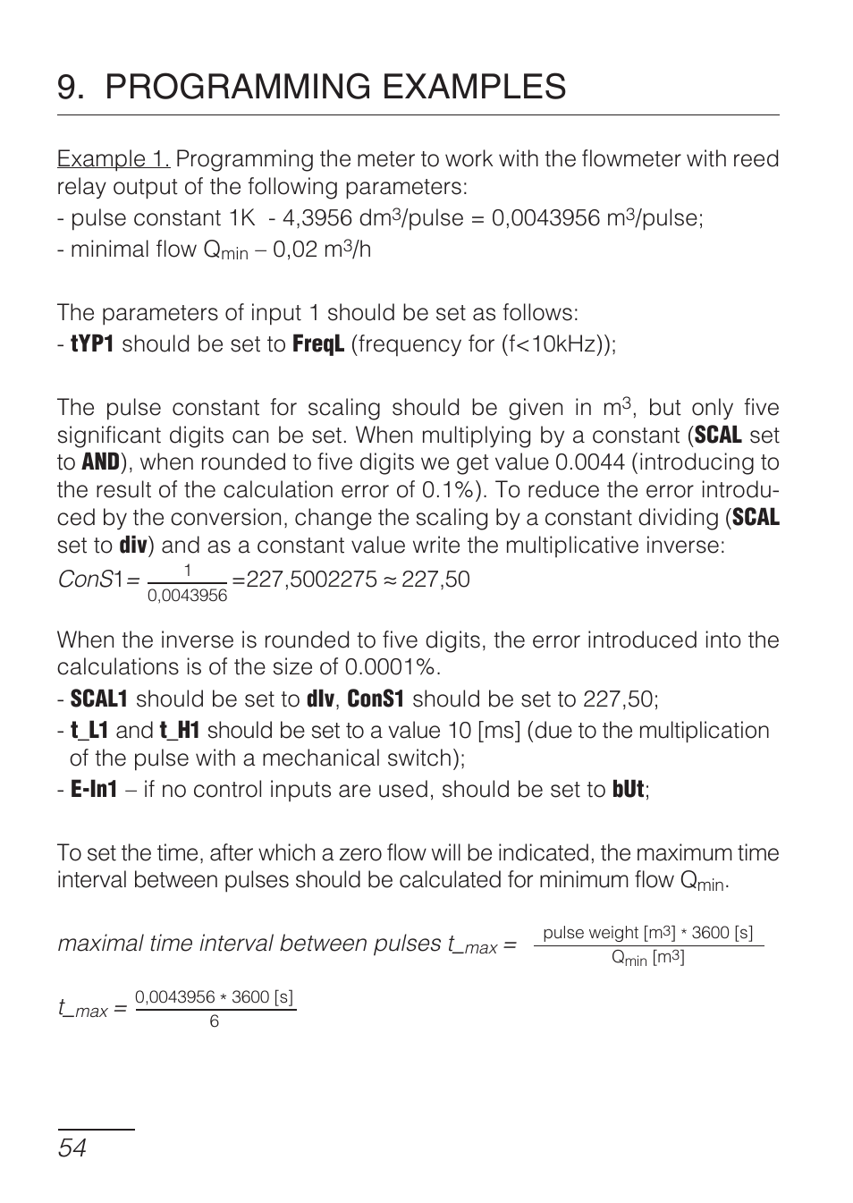 Programming examples | CIRCUTOR DHB Series User Manual | Page 54 / 58