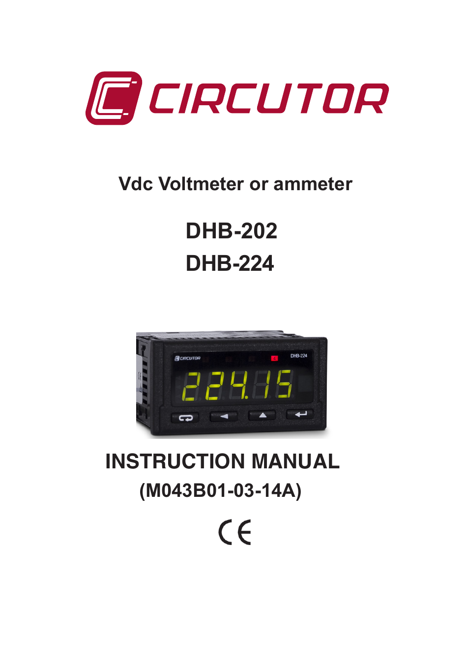 CIRCUTOR DHB Series User Manual | 46 pages