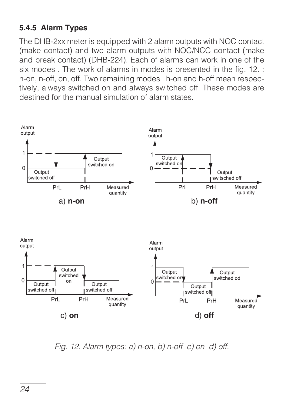 CIRCUTOR DHB Series User Manual | Page 24 / 46