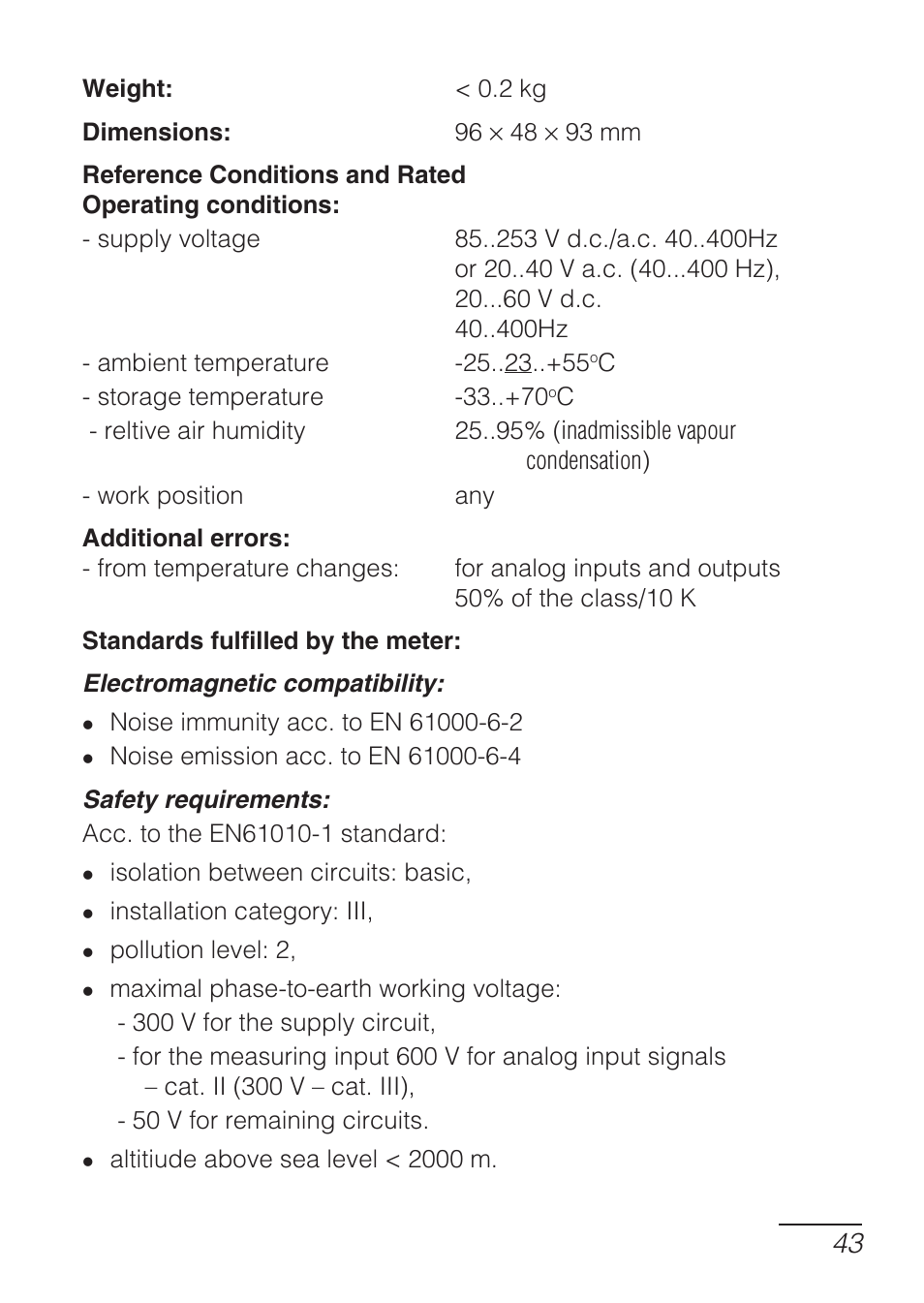 CIRCUTOR DHB Series User Manual | Page 43 / 46