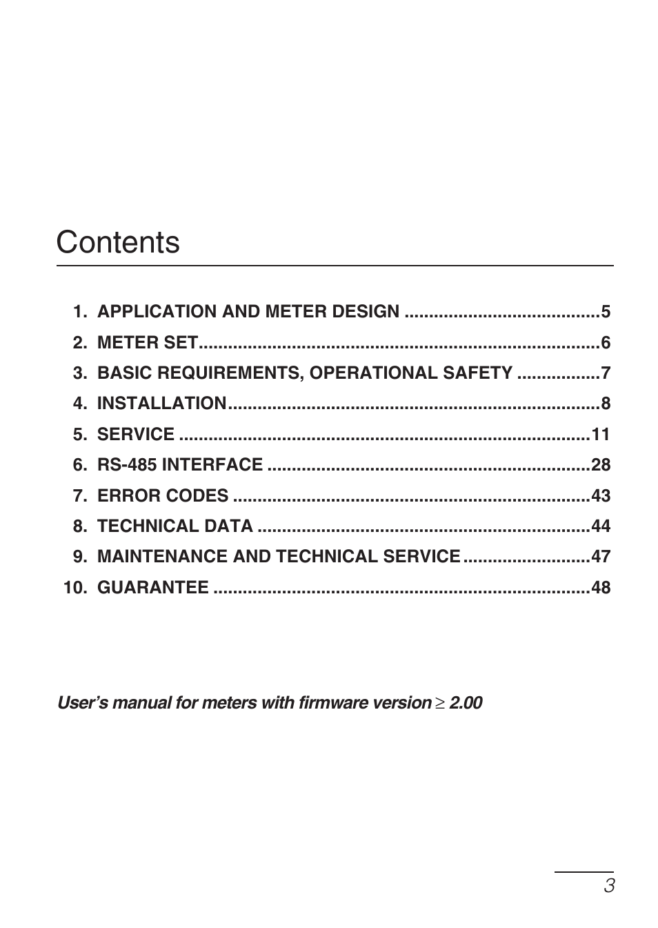 CIRCUTOR DHB Series User Manual | Page 3 / 50