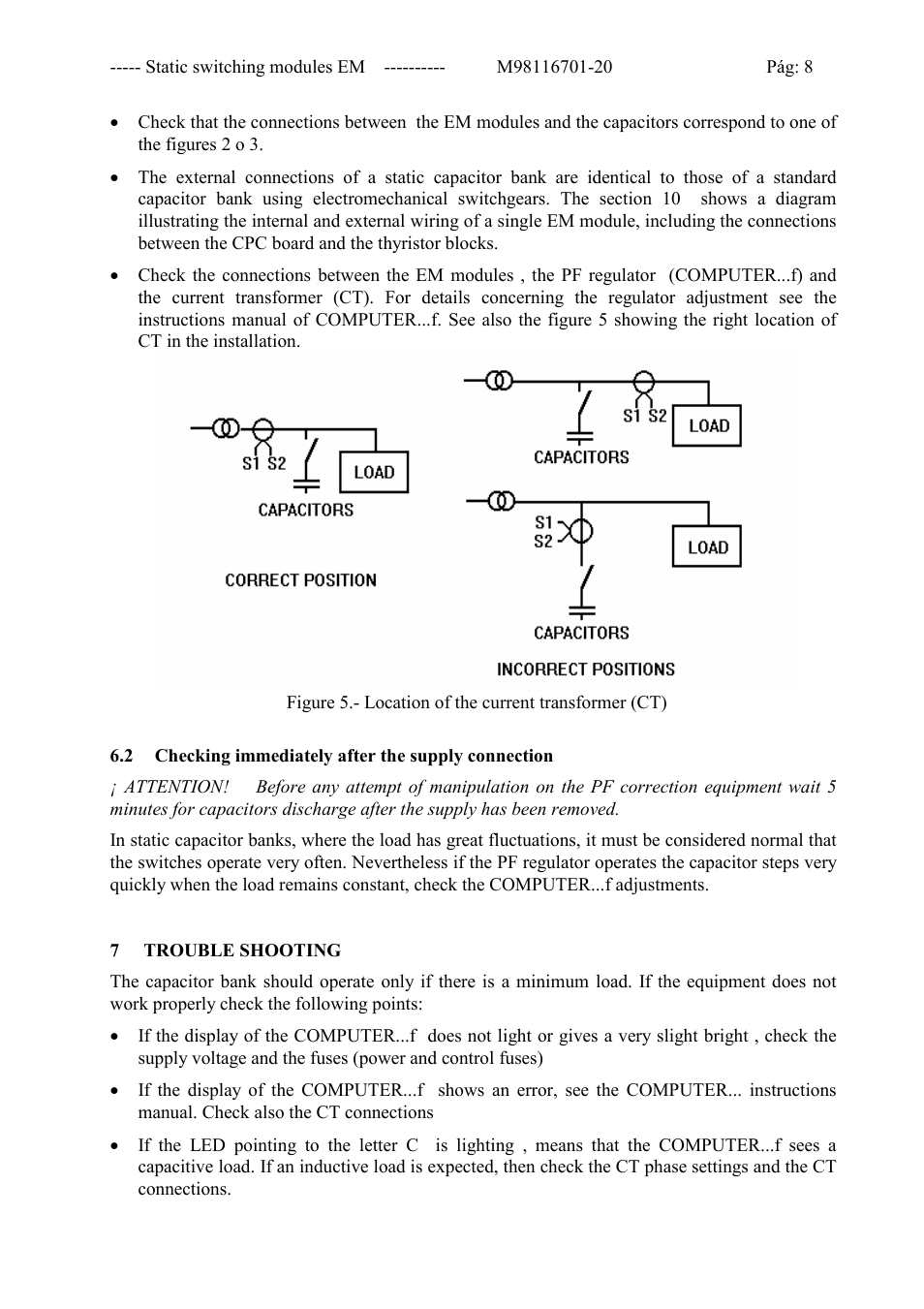 CIRCUTOR EMF-EMB Series User Manual | Page 9 / 11