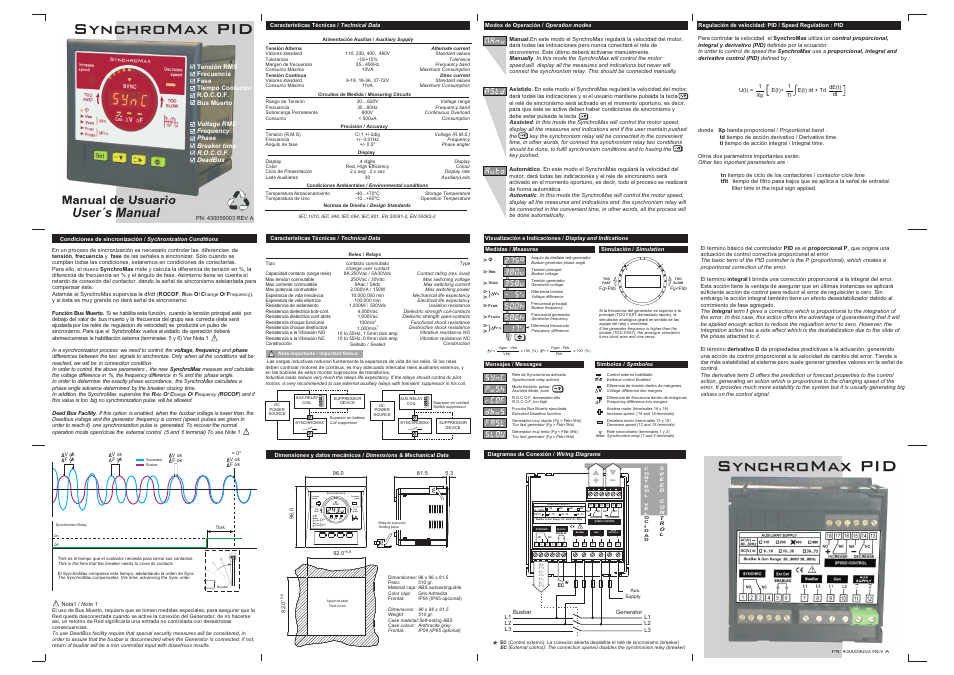 CIRCUTOR SYNCHROMAX Series User Manual | 2 pages