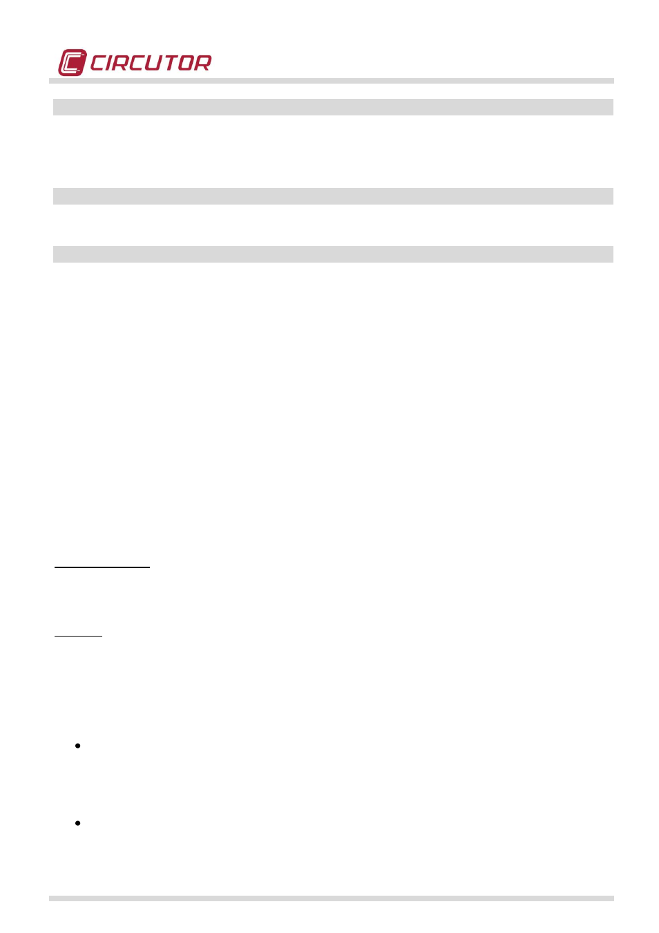 Ethernet communication port (depending on model), Reset, Contracts | Number and contracts assignment, Contract parameters | CIRCUTOR CIRWATT-B410T Series User Manual | Page 17 / 53