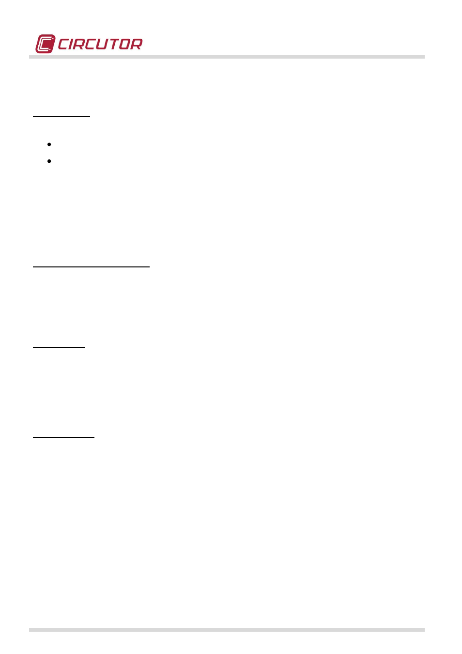 CIRCUTOR CIRWATT-B410T Series User Manual | Page 18 / 53