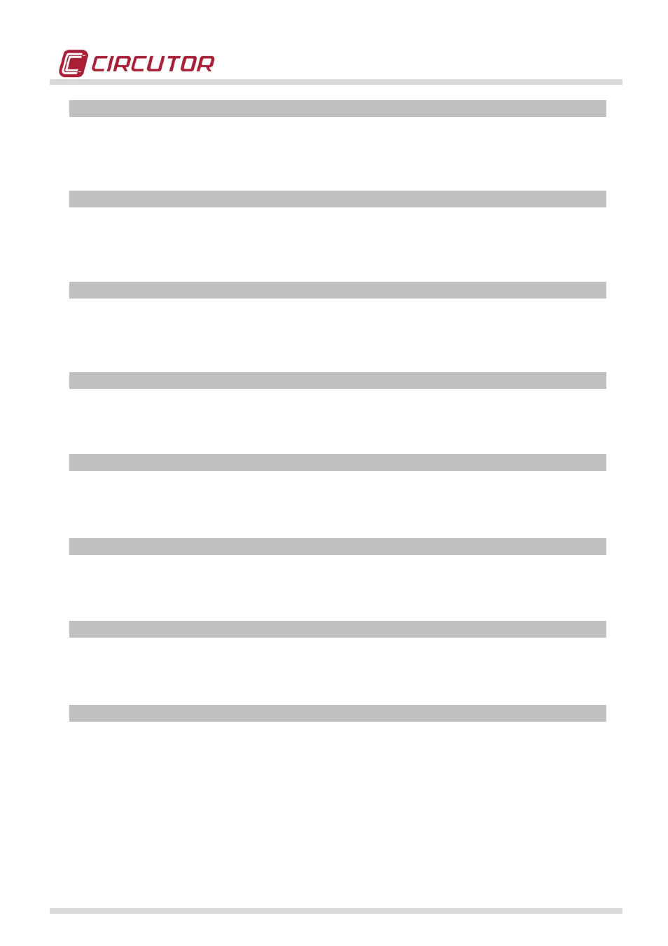 CIRCUTOR CIRWATT-B410T Series User Manual | Page 25 / 53