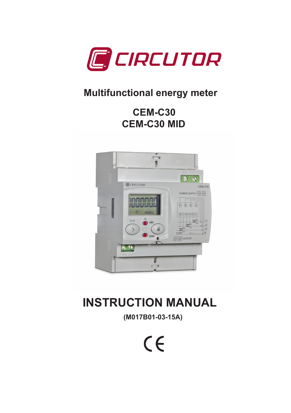 CIRCUTOR CEM-C30 series User Manual | 42 pages