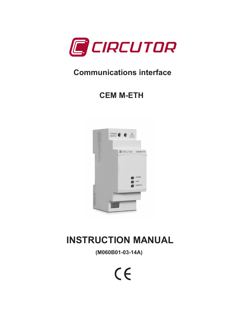 CIRCUTOR CEM-M-ETH User Manual | 24 pages