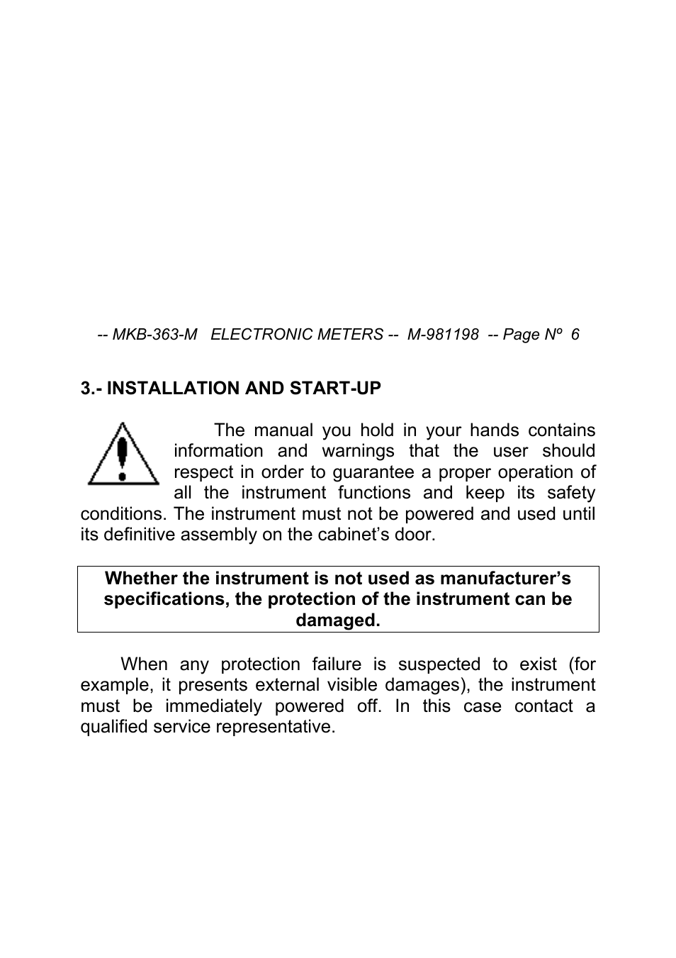 CIRCUTOR MK-363-B Series User Manual | Page 6 / 15