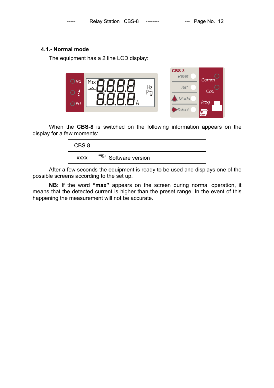 CIRCUTOR CBS8 (Available until stocks) User Manual | Page 13 / 41