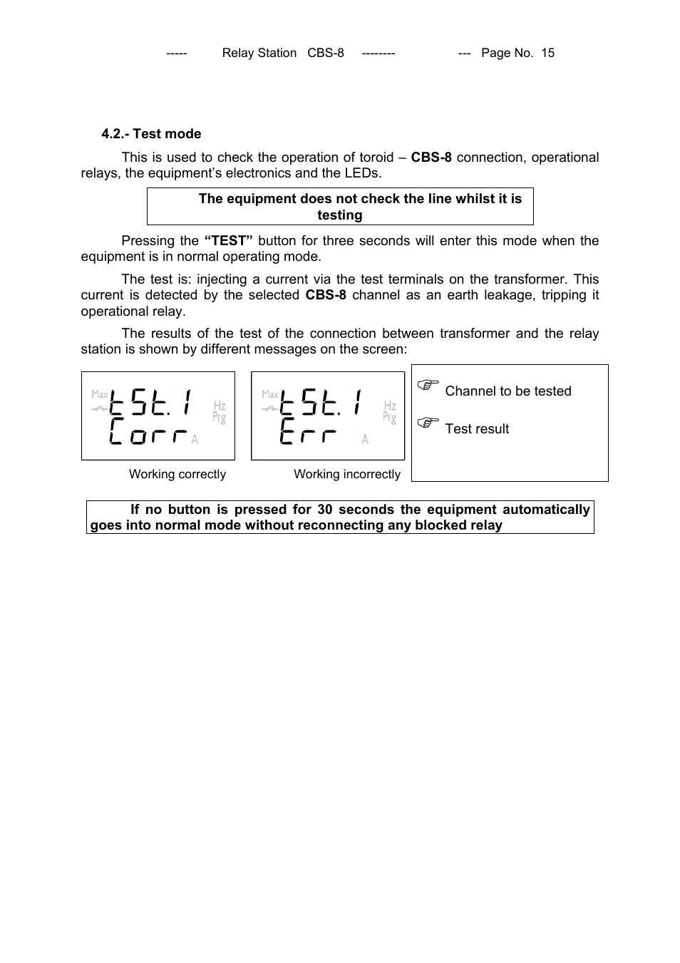 CIRCUTOR CBS8 (Available until stocks) User Manual | Page 16 / 41