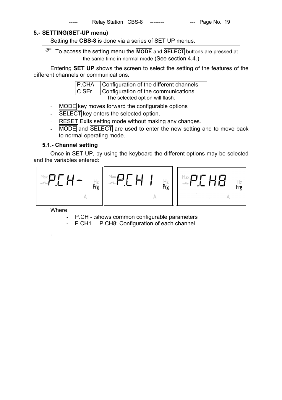 CIRCUTOR CBS8 (Available until stocks) User Manual | Page 20 / 41