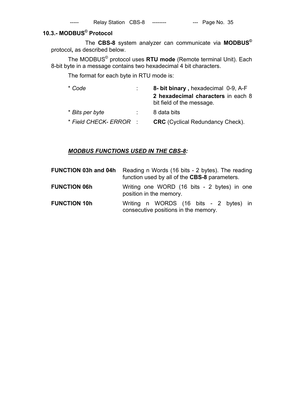 CIRCUTOR CBS8 (Available until stocks) User Manual | Page 36 / 41