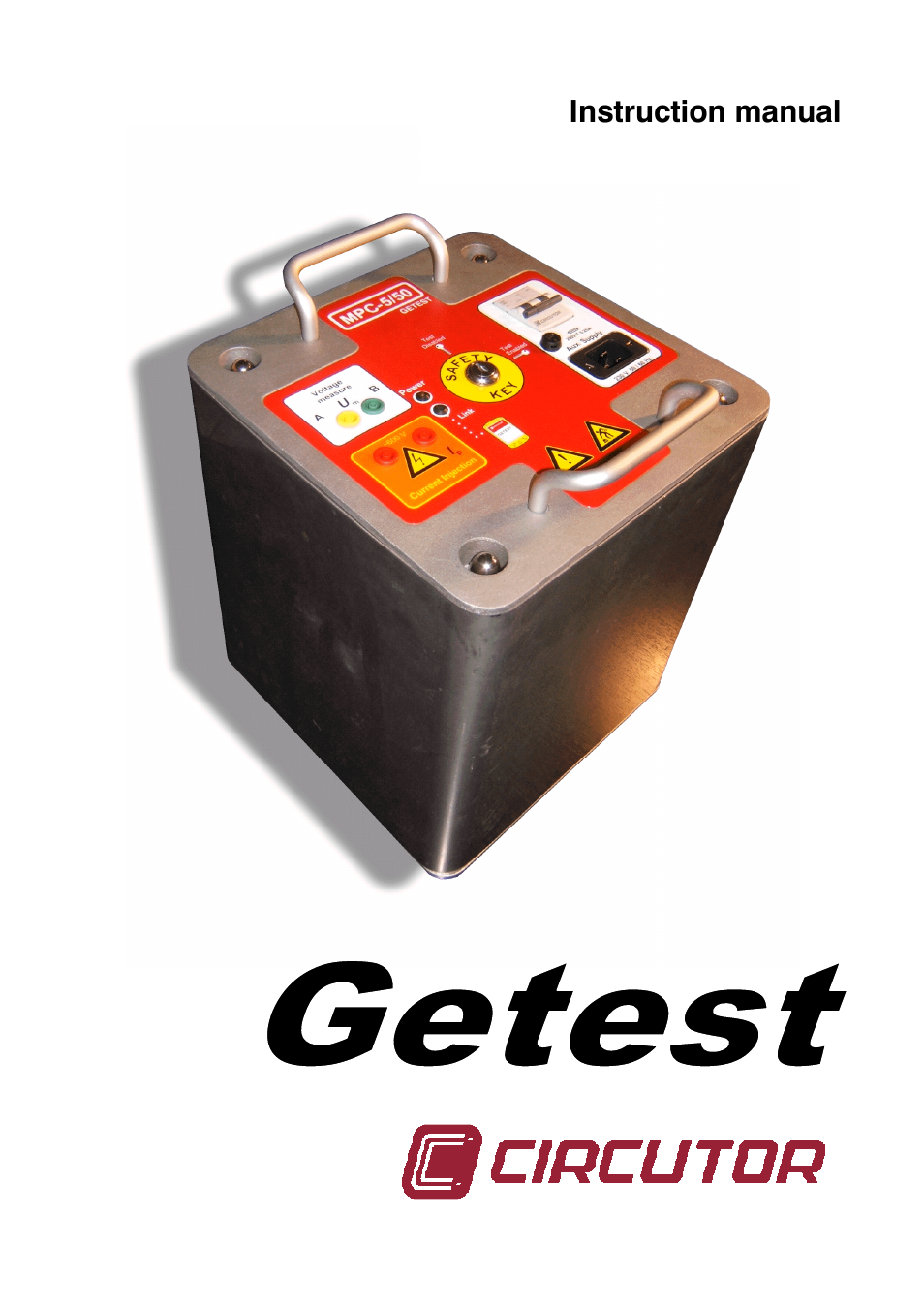 CIRCUTOR GETEST Series User Manual | 20 pages