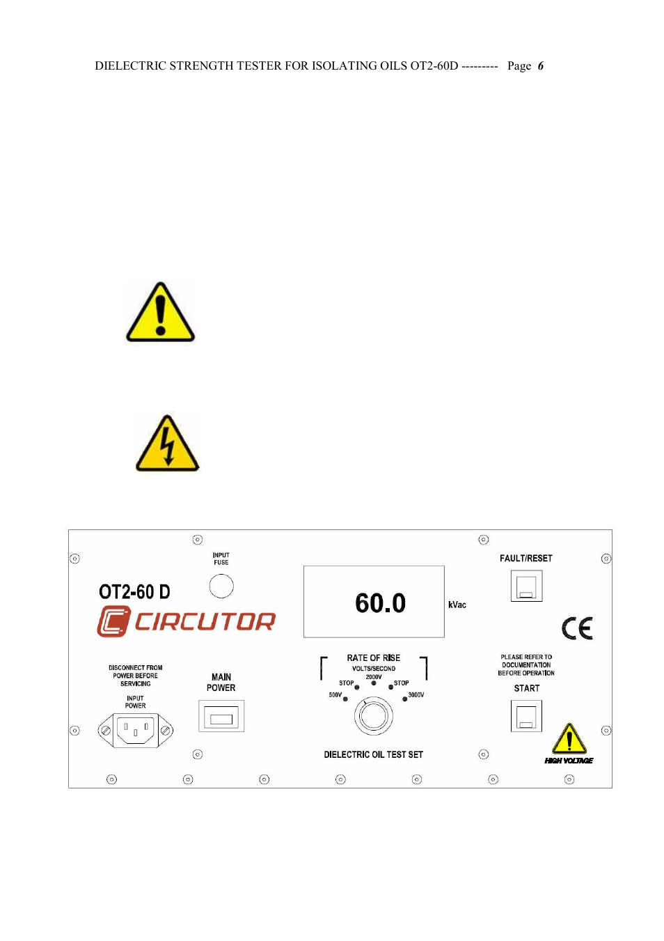 CIRCUTOR OT2-60D User Manual | Page 6 / 18