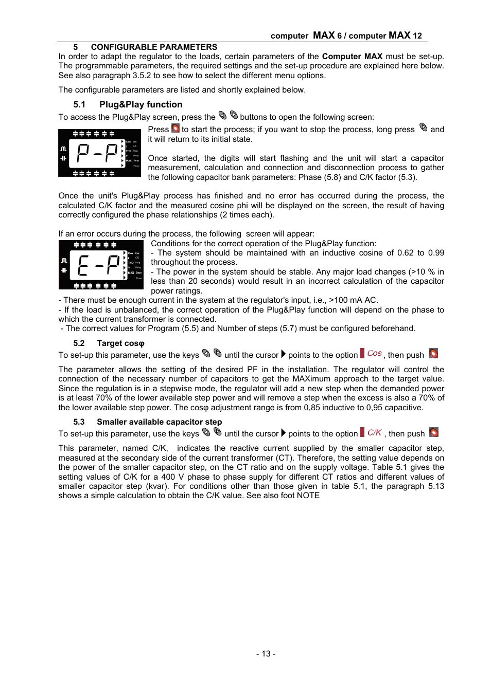 CIRCUTOR computer MAX Plug&Play series User Manual | Page 13 / 19