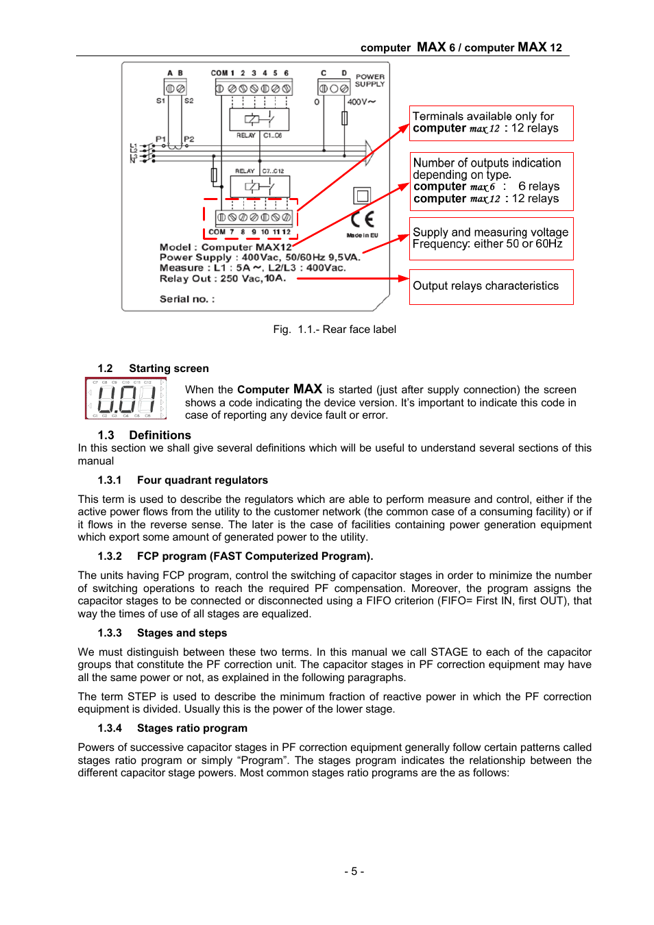 CIRCUTOR computer MAX Plug&Play series User Manual | Page 5 / 19