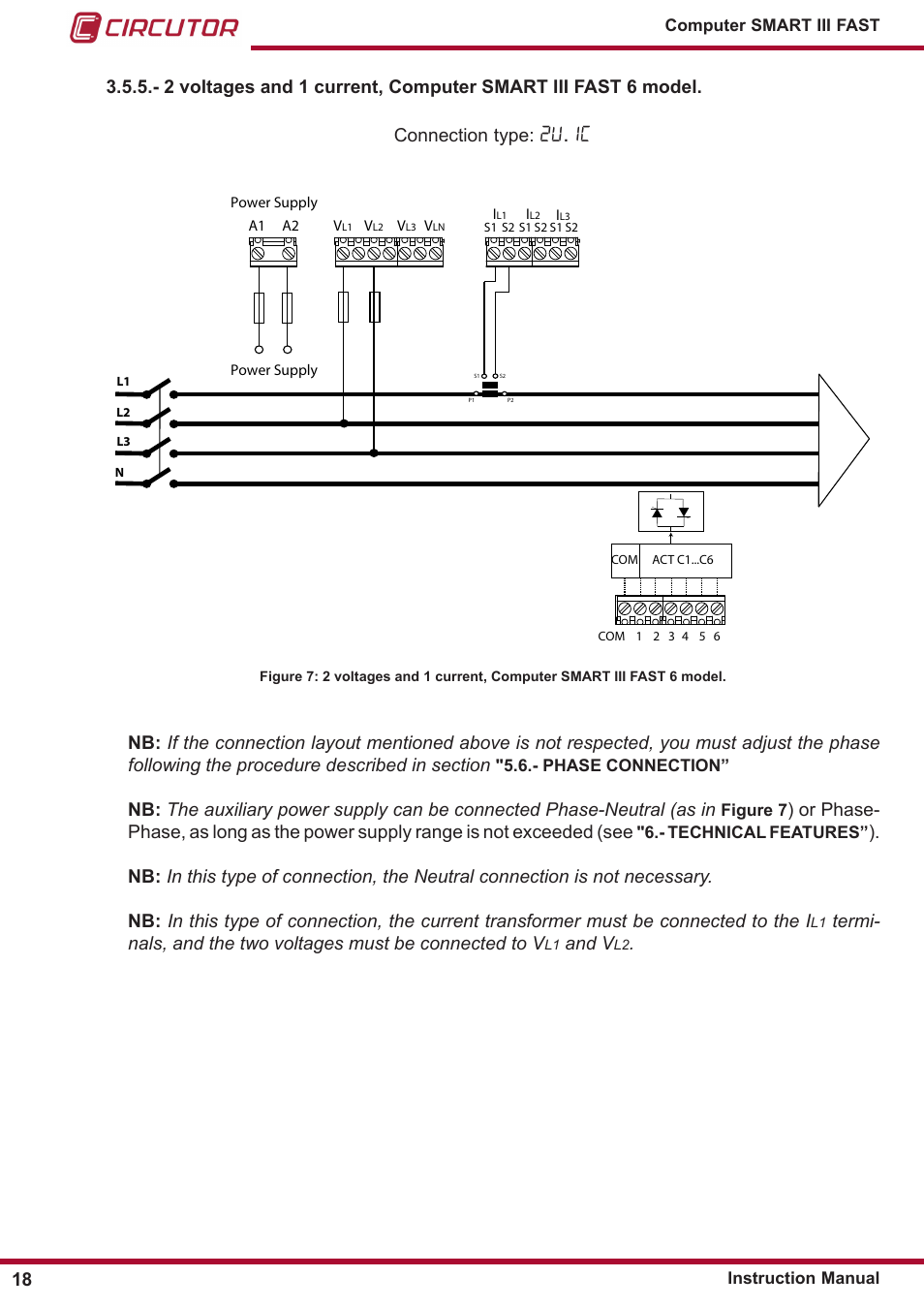 2u �1c, And v | CIRCUTOR computer SMART III-Fast Series User Manual | Page 18 / 108