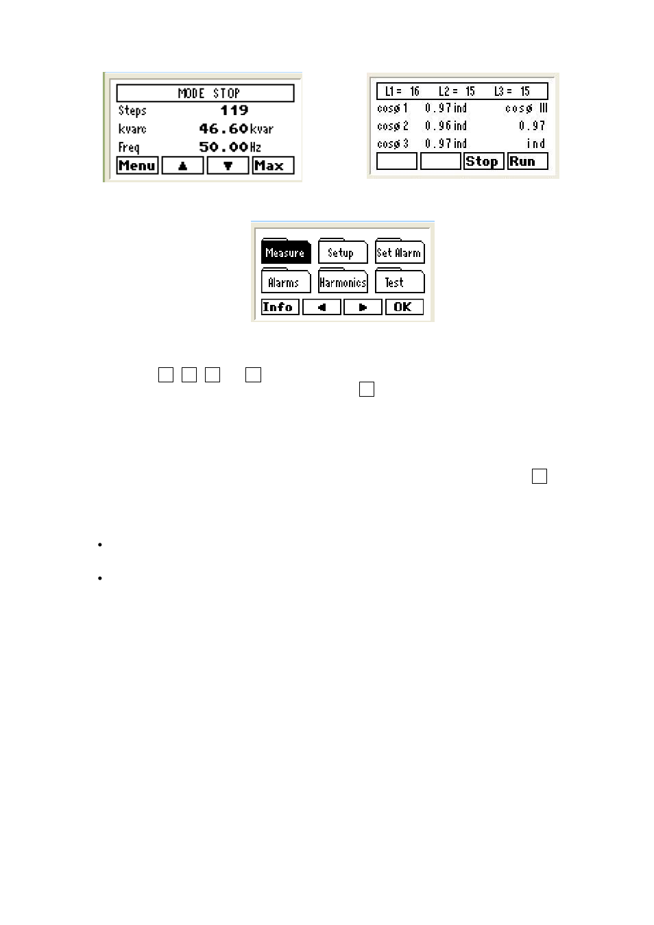 Asic options of the | CIRCUTOR computer PLUS-TF Series User Manual | Page 22 / 69