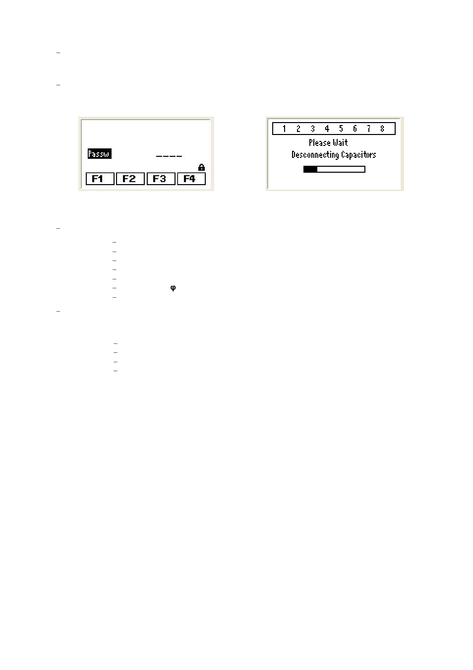 Adjusting capacitor power | CIRCUTOR computer PLUS-TF Series User Manual | Page 38 / 69