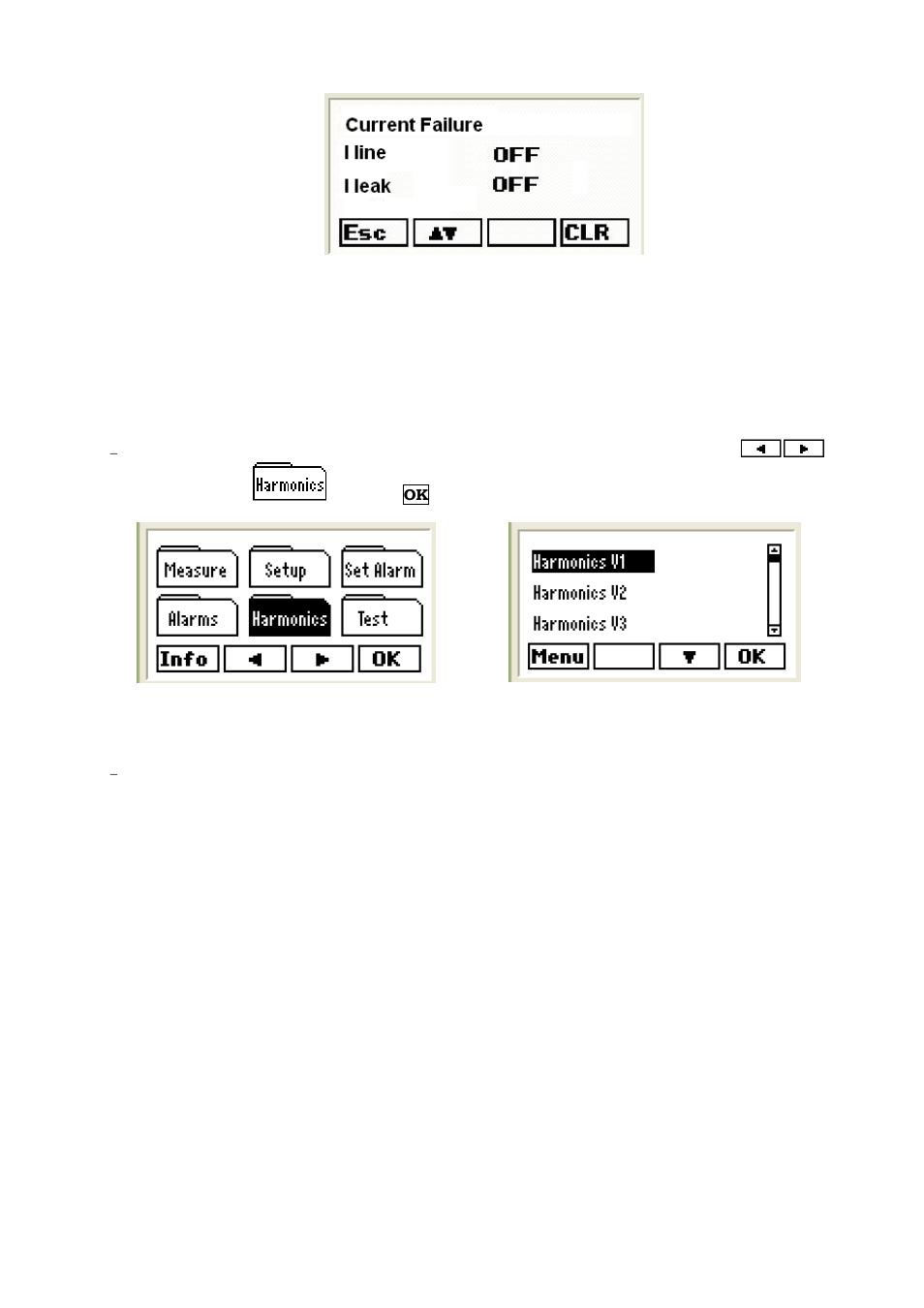 Harmonics display, Pening the harmonics display menu, Armonics display options | CIRCUTOR computer PLUS-TF Series User Manual | Page 60 / 69