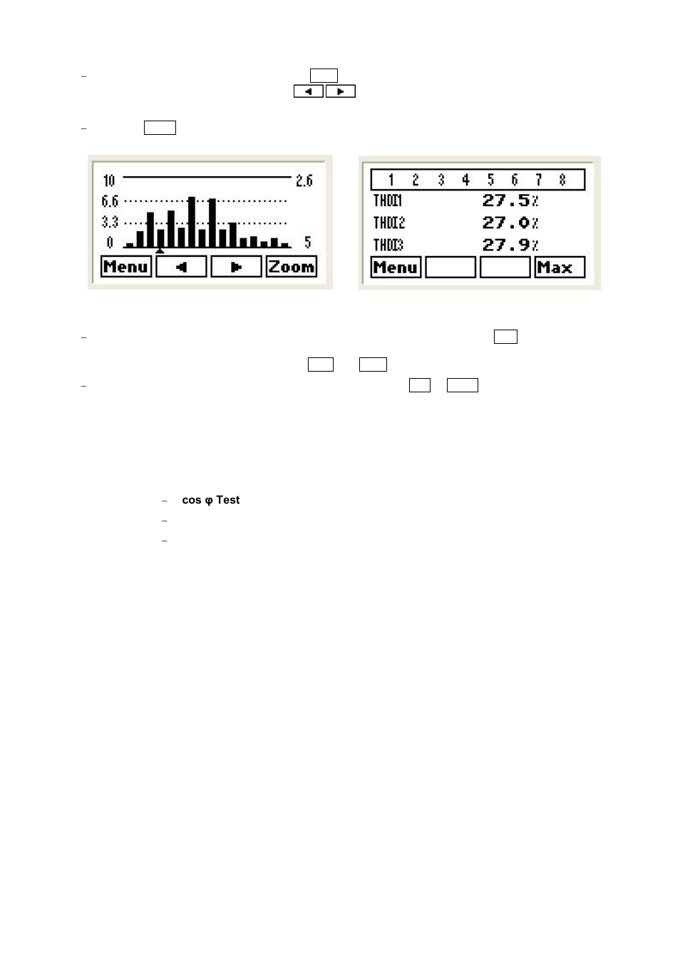 Test | CIRCUTOR computer PLUS-TF Series User Manual | Page 62 / 69