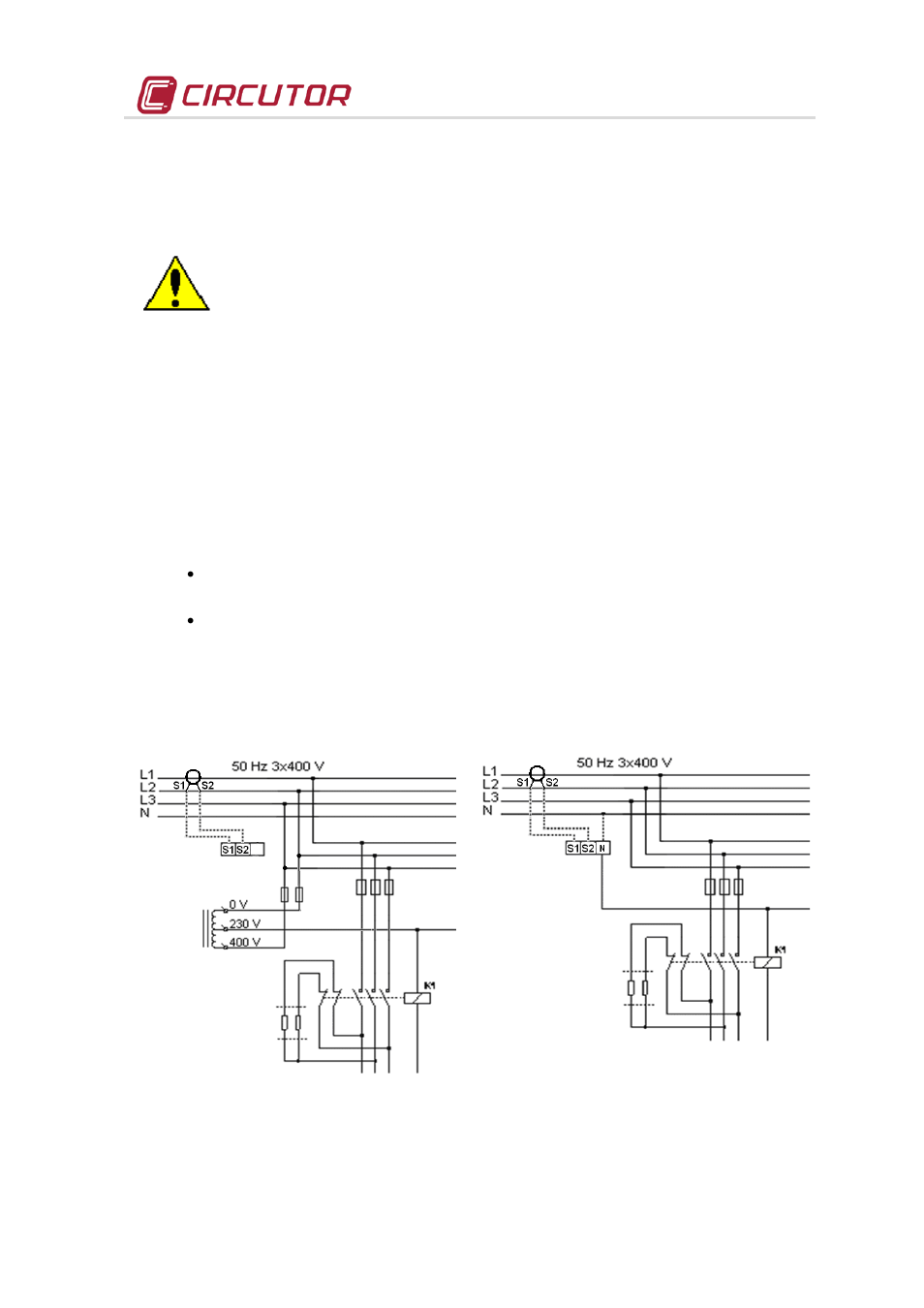 2 isolation and external protection items, 3 auxiliary control voltage, Isolation and external protection items | Auxiliary control voltage, N 5.3.3), N 5.3.3 | CIRCUTOR OPTIM Series User Manual | Page 11 / 20