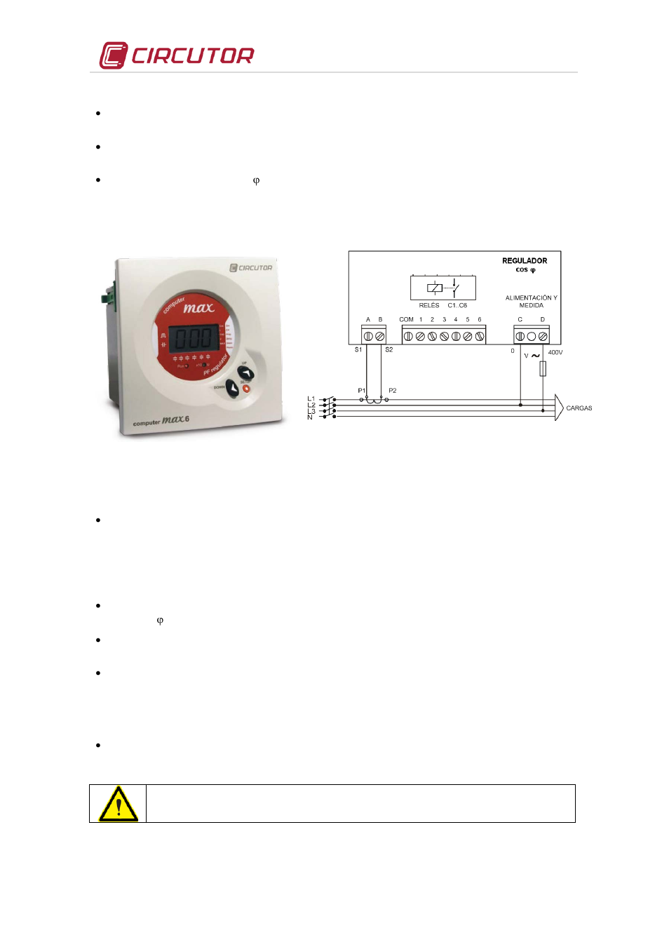 CIRCUTOR OPTIM Series User Manual | Page 14 / 20