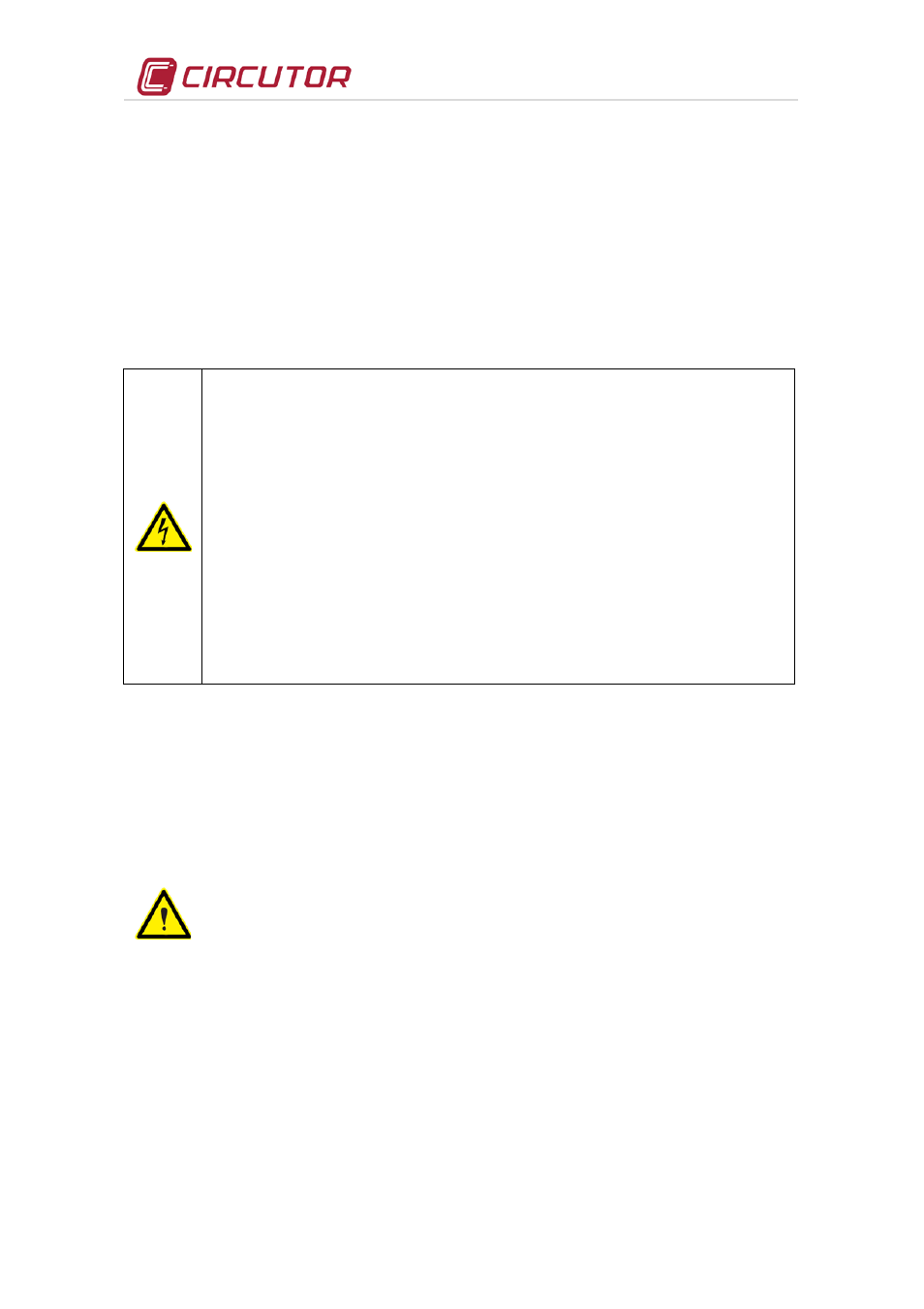 1 introduction, 2 safety hazards and warnings, 2 safety warnings | Up of electrical, Equipment, Afety warnings | CIRCUTOR OPTIM Series User Manual | Page 4 / 20