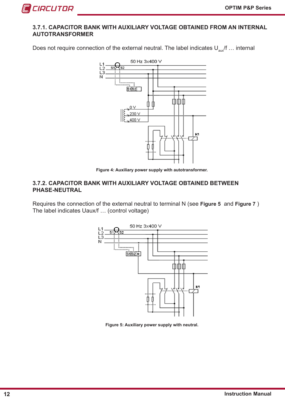 Transformer | CIRCUTOR OPTIM P&P Series User Manual | Page 12 / 36