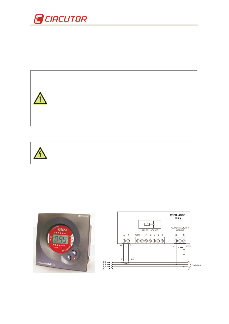 CIRCUTOR OPTIM-FR Series User Manual | Page 12 / 19