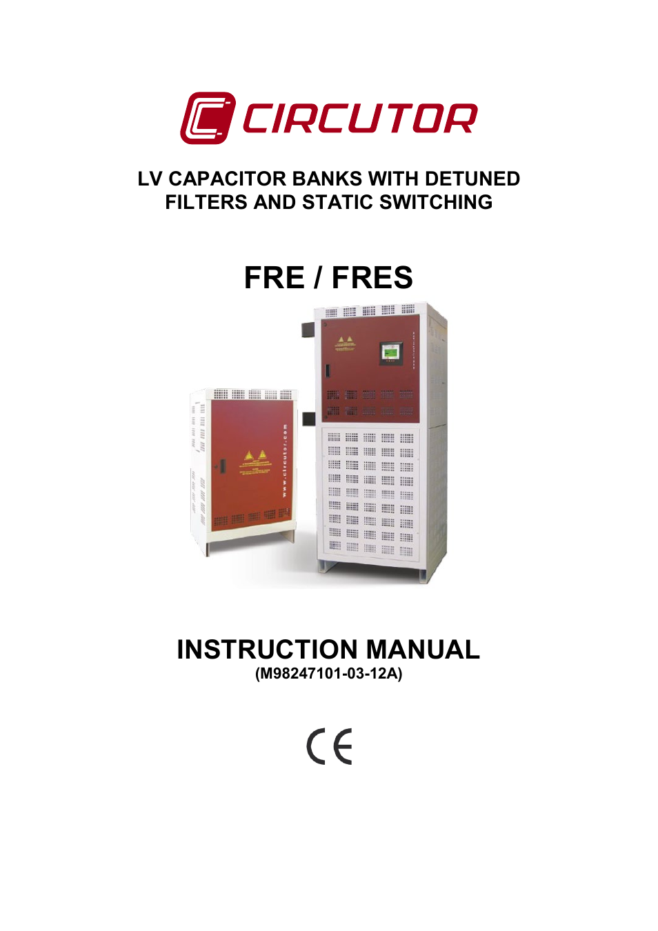 CIRCUTOR FRE Series User Manual | 20 pages