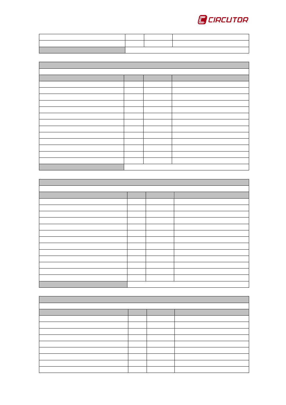 Afq-4w instruction manual 101 | CIRCUTOR AFQ Series User Manual | Page 101 / 106