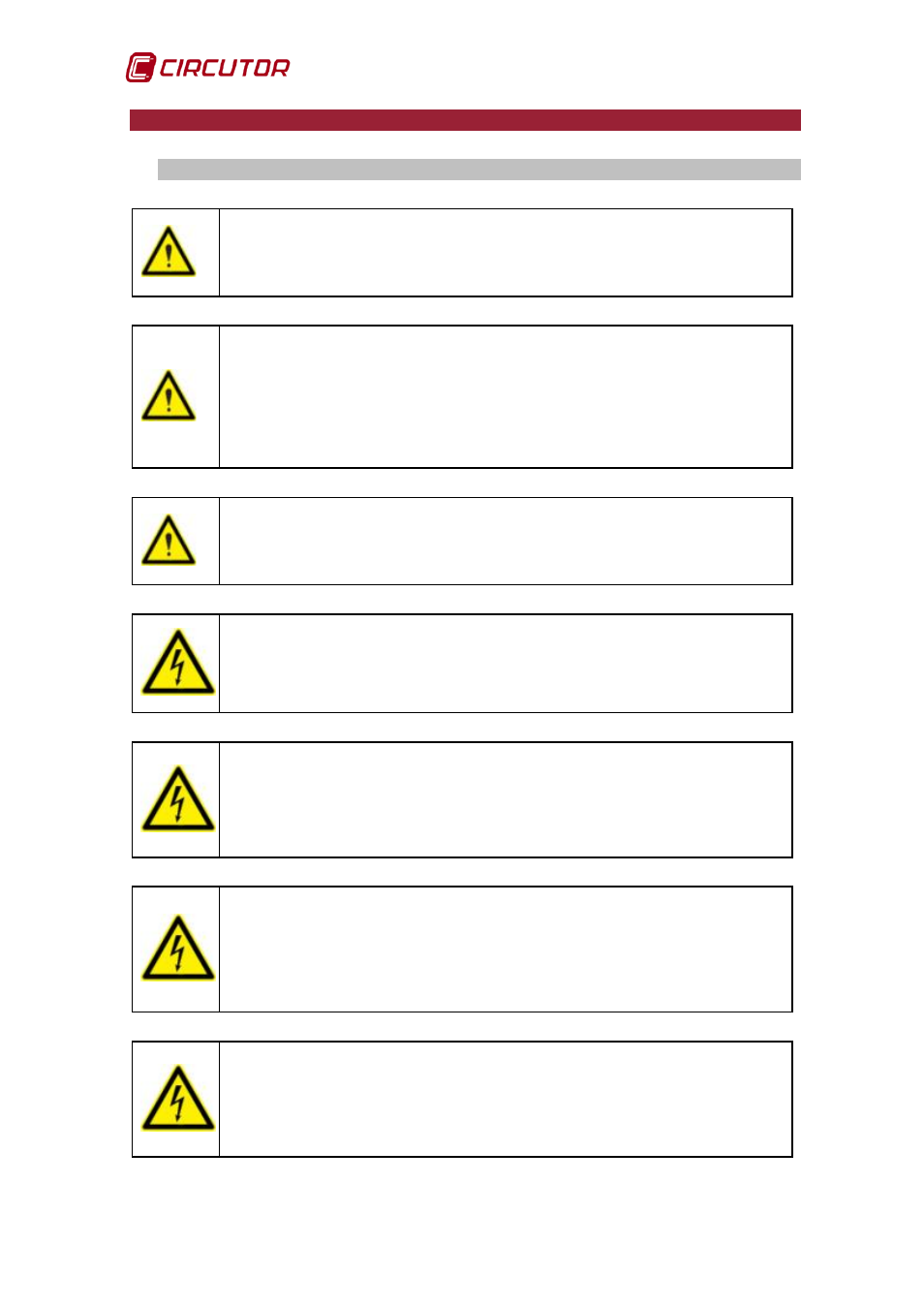 Unit installation, Preliminary, Recommendations | CIRCUTOR AFQ Series User Manual | Page 16 / 106