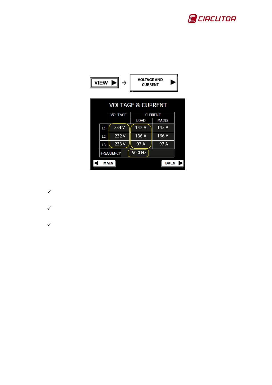 Unit verification | CIRCUTOR AFQ Series User Manual | Page 29 / 106