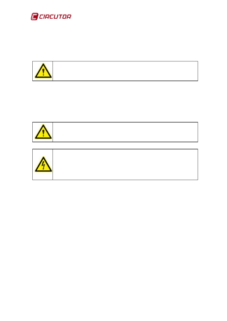 Configuration of parameters | CIRCUTOR AFQ Series User Manual | Page 54 / 106