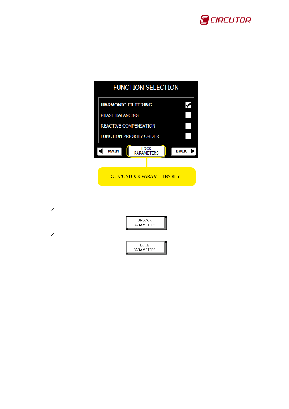 Password, Password ) | CIRCUTOR AFQ Series User Manual | Page 59 / 106