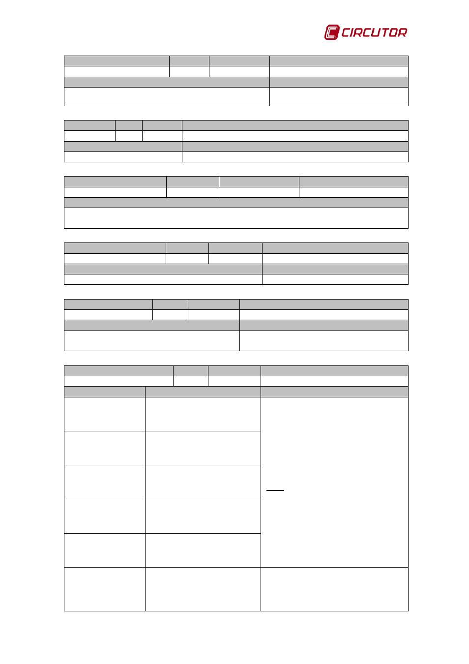 Afq-4w instruction manual 99 | CIRCUTOR AFQ Series User Manual | Page 99 / 106